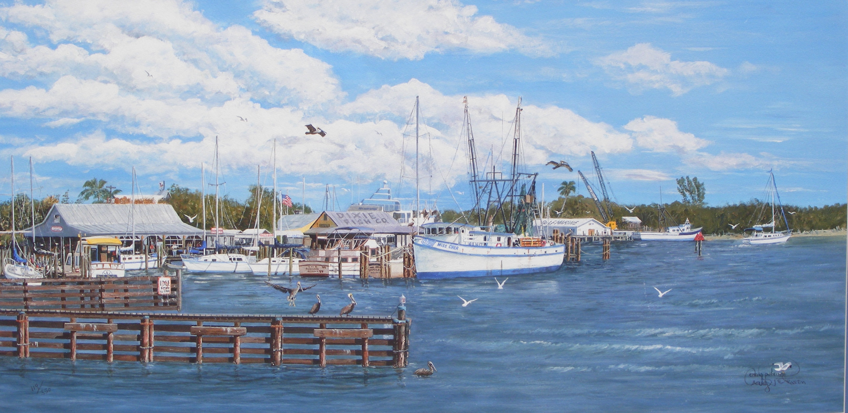 Bonita Bills, Fort Myers Beach - Original painting